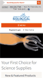 Mobile Screenshot of connecticutvalleybiological.com